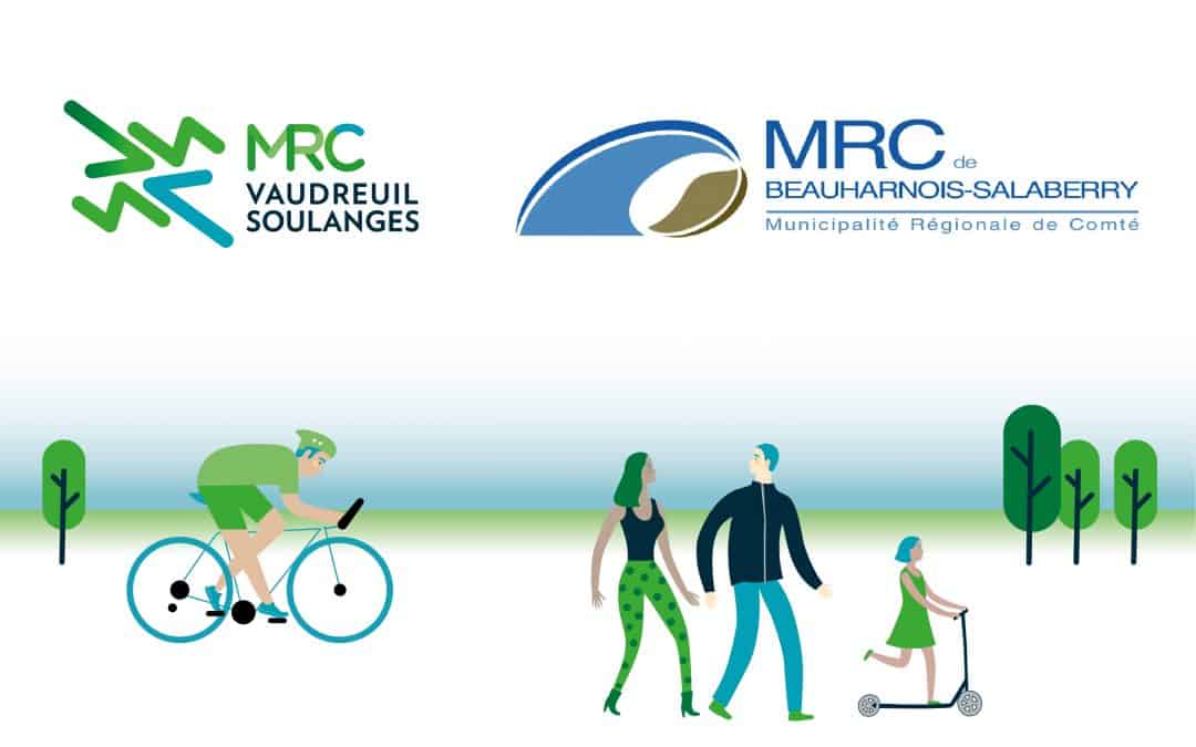 Les MRC de Beauharnois-Salaberry et de Vaudreuil-Soulanges réclament le maintien d’une liaison cyclable pour la traversée du fleuve Saint-Laurent