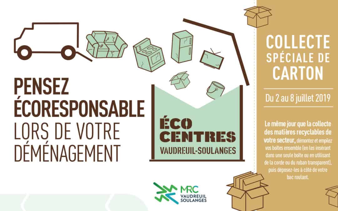 Pensez écoresponsable lors de votre déménagement!