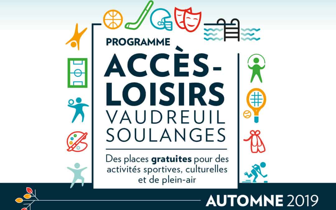 Des places gratuites pour des activités de loisirs maintenant accessibles grâce à l’inscription en ligne