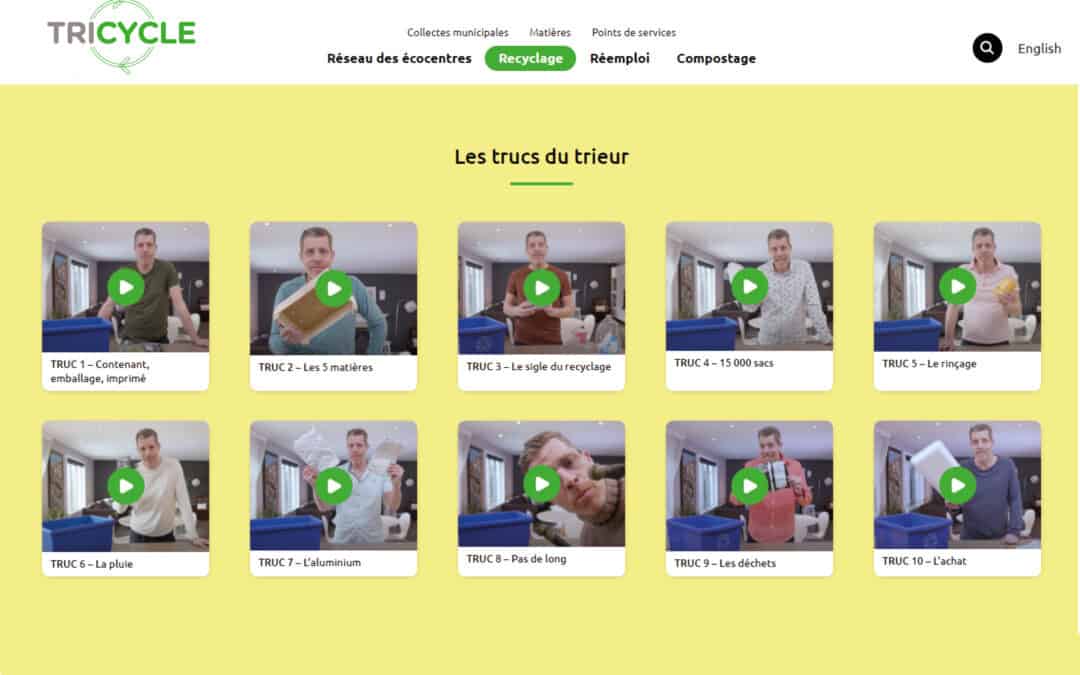 La MRC de Vaudreuil-Soulanges lance les «Trucs du trieur» pour un meilleur tri des matières recyclables