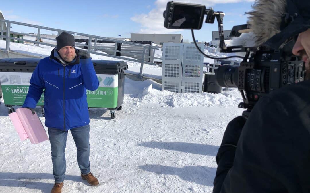 Recyclage du polystyrène dans le Réseau des écocentres de Vaudreuil-Soulanges