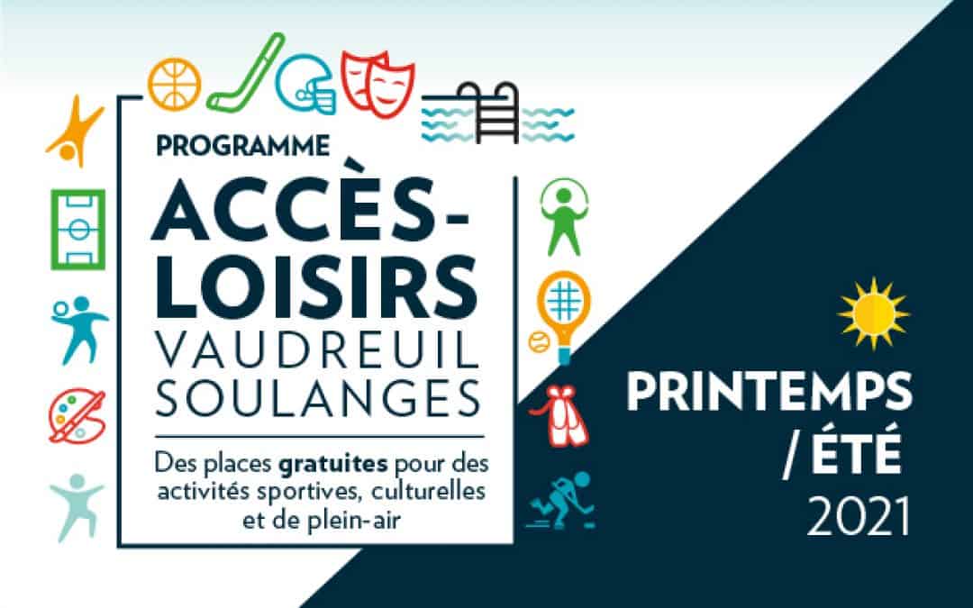 Accès-Loisirs est de retour pour la saison estivale!
