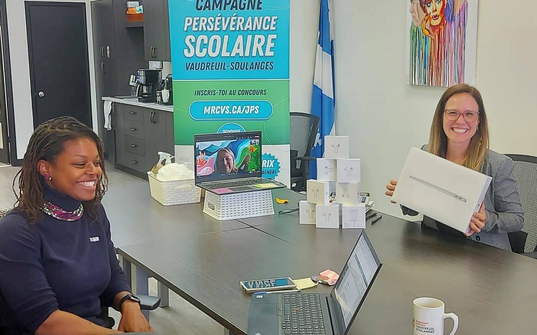 Dévoilement des gagnants du concours de la persévérance scolaire de Vaudreuil-Soulanges