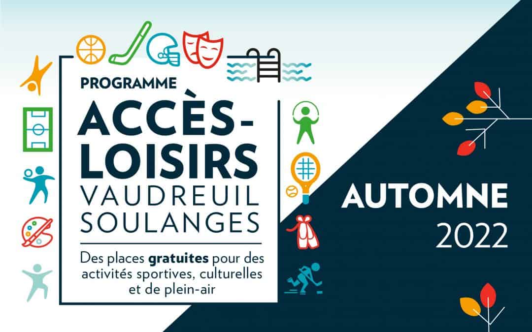 Une rentrée sous le signe du loisir pour tous grâce au programme Accès-Loisirs Vaudreuil-Soulanges
