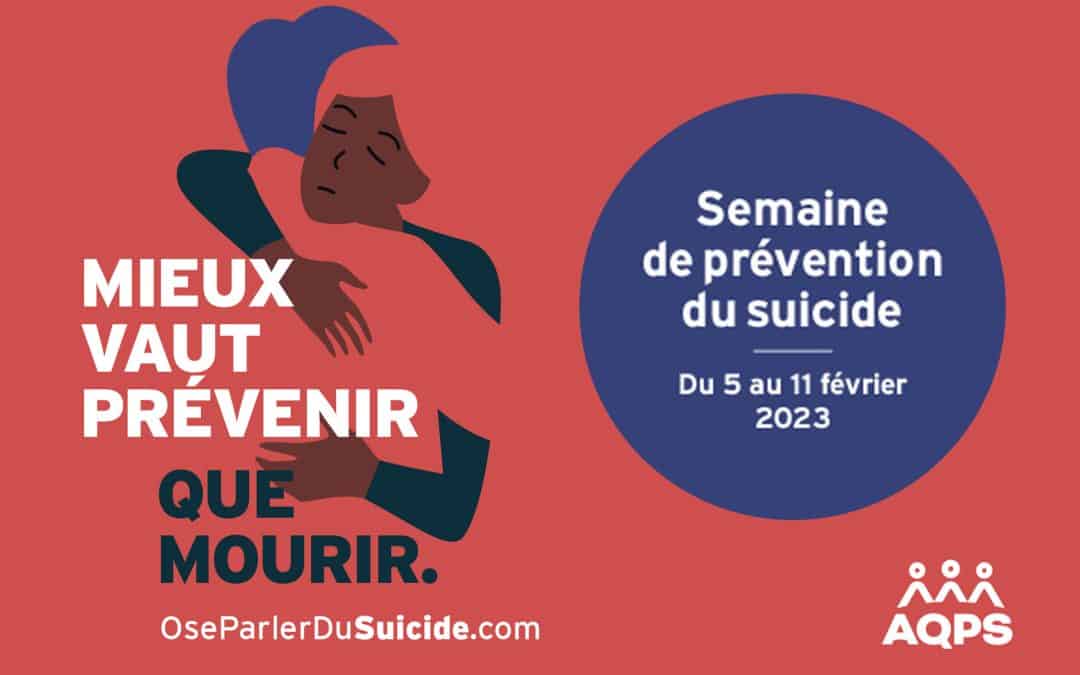Semaine de prévention du suicide
