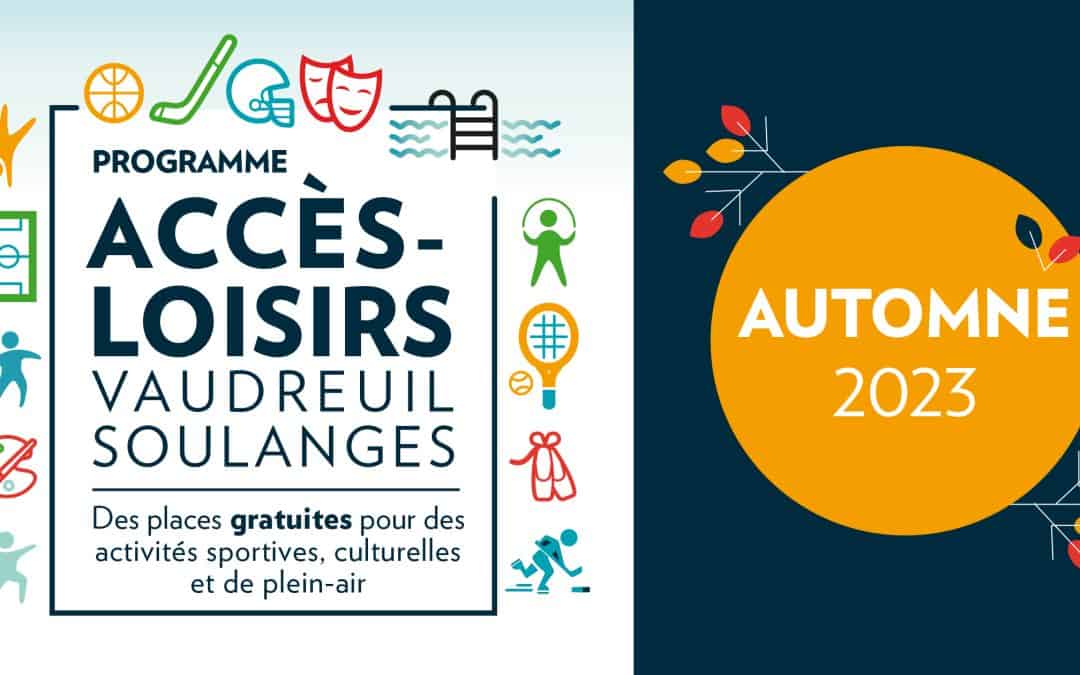Une rentrée sous le signe du loisir grâce au programme Accès-Loisirs Vaudreuil-Soulanges